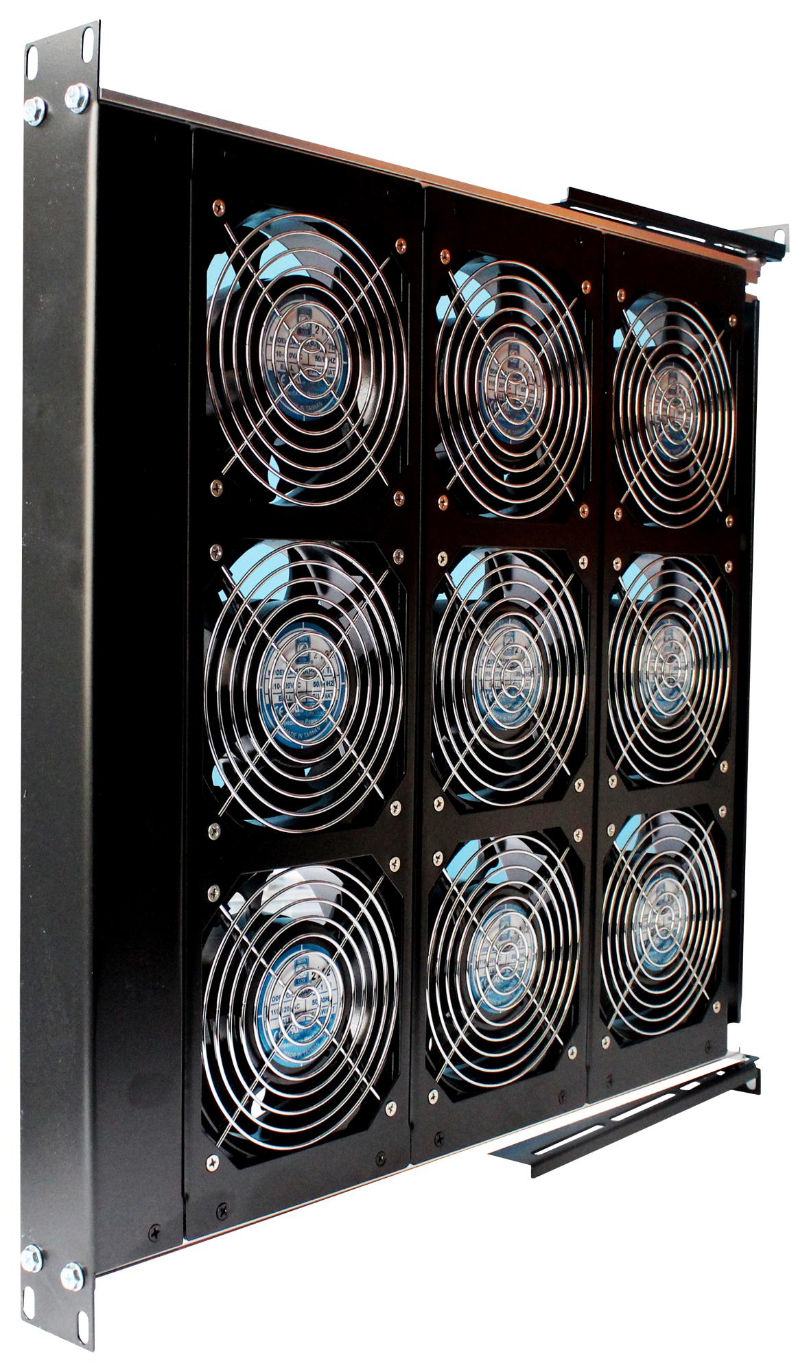 Orion Fans Oet905 Enclosure, Ec Fan Tray, 9 Fan, 1204Cfm