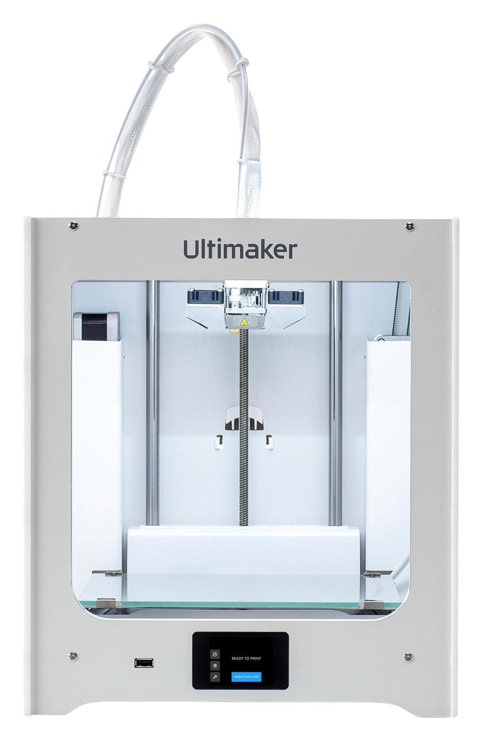 Ultimaker 2 Plus Connectorected With 3Yr Warranty 3D Printer, 223X220X205mm, 2.85mm, 221W