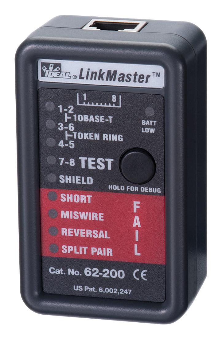 Ideal 62-200 Cable Tester, Rj45