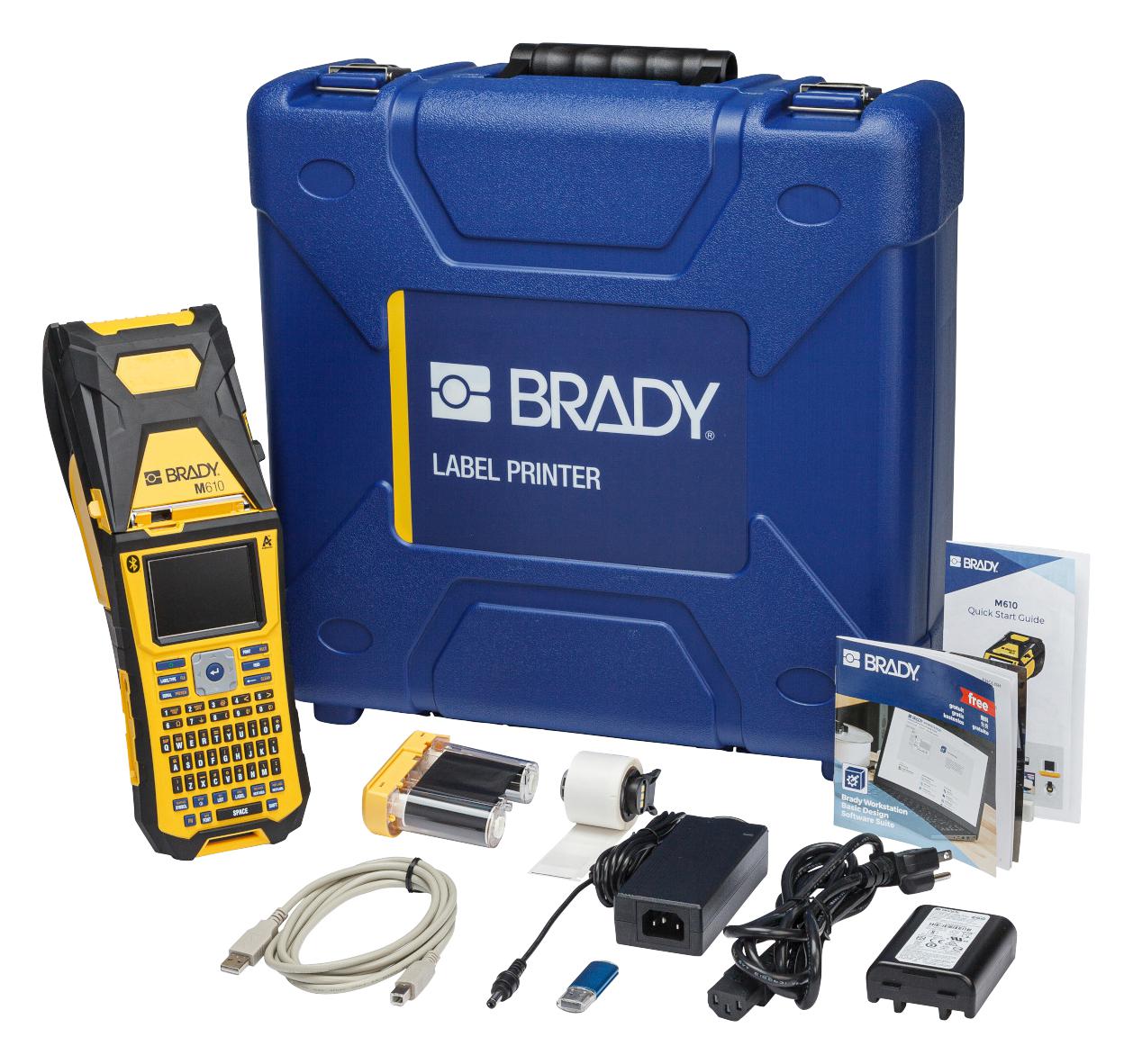 Brady M610-B-Kit Bluetooth Label Marker W/ Hard Case