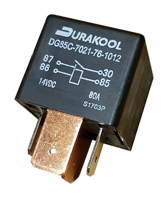 Durakool Dg85C-7021-75-1012 Automotive Relay, Spst-No, 12Vdc, Th