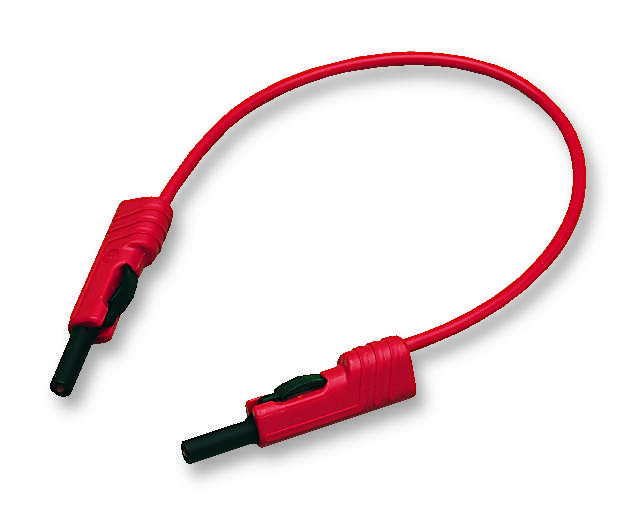 Hirschmann Test And Measurement 973647101 Test Lead, Red, 2M, 60V, 16A