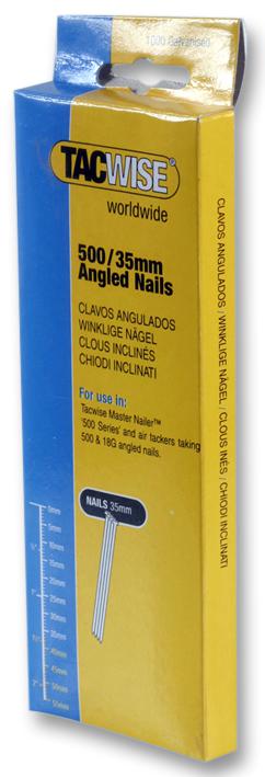 Tacwise Plc 0482 Nails, Angled, 35mm (Pk1,000)