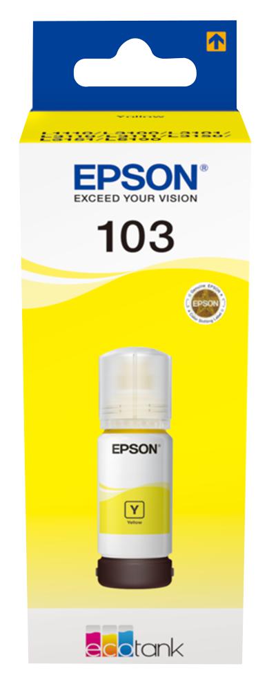 Epson C13T00S44A10 Ink Cartridge, Ecotank, 103, Yellow