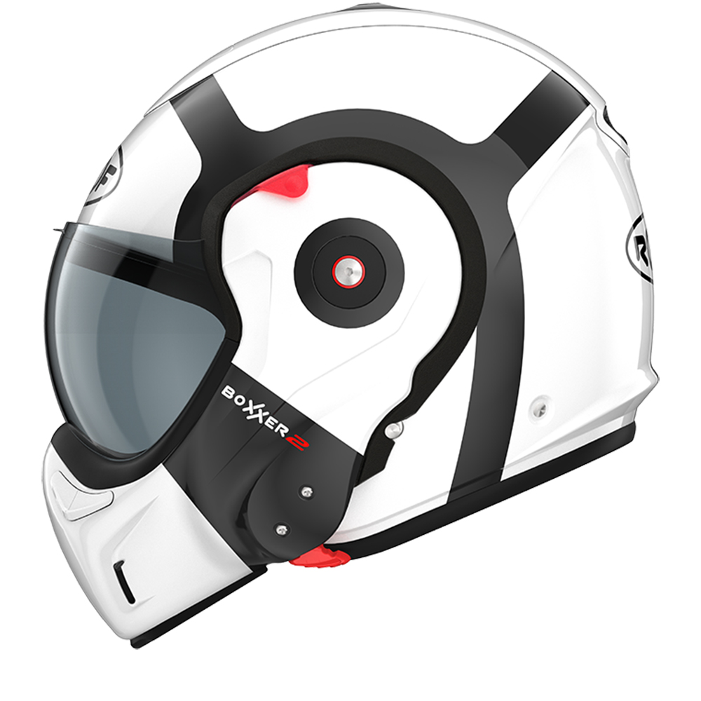 ROOF RO9 BOXXER 2 BOND White Black Modular Helmet XS