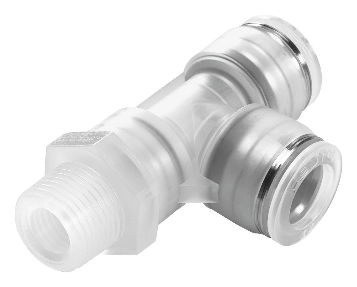 Festo Npqp-Lq-R14-Q8-Fd-P10 Push-In L-Fitting, 8mm, R1/4, 10Bar