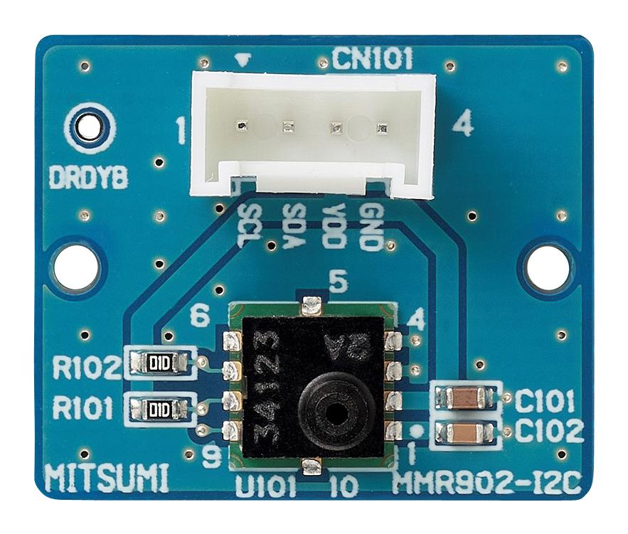 Mitsumi mmr902A34A I2C Board Sensor Board, Gauge Pressure, Arduino