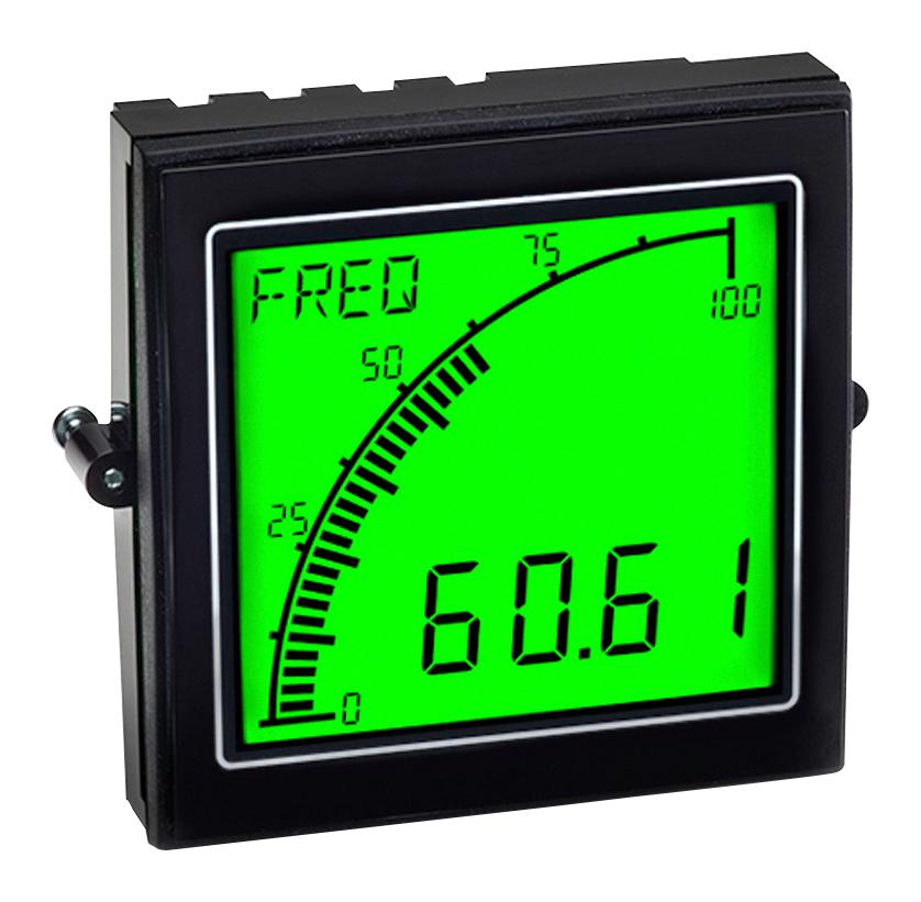 Trumeter Apm-Freq-Apn. Panel Meter, 4Digit, 24V, Positive Lcd