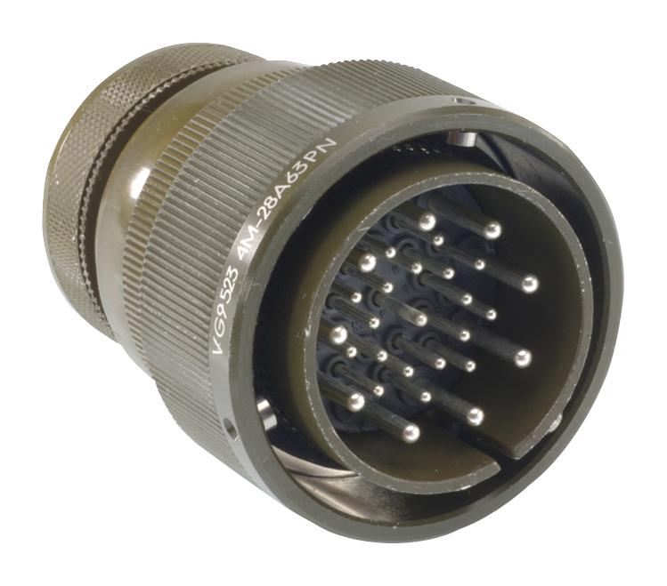 ITT Cannon Ca3100R22-22Pf80 Circular, Size 22, 4 Way Pin