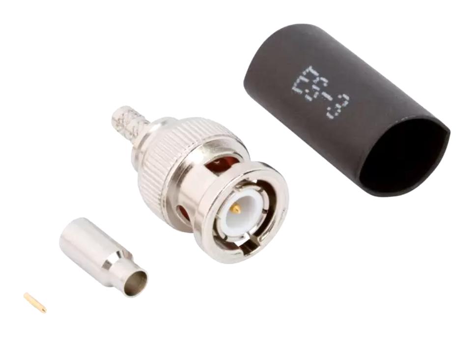 Amphenol RF 031-6925 Rf Coax Connector, Bnc Plug, 50 Ohm, Cable