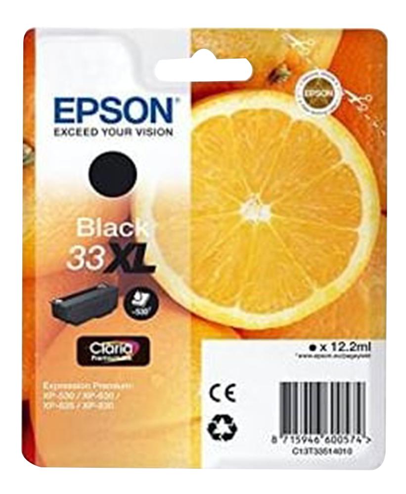 Epson C13T33514012 Ink Cart, T3351, Black Xl, Epson