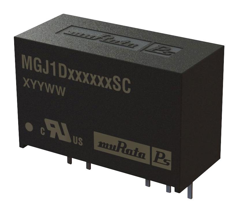 Murata Power Solutions Mgj1D052005Sc Dc-Dc Converter, 20V/-5V, 0.04A