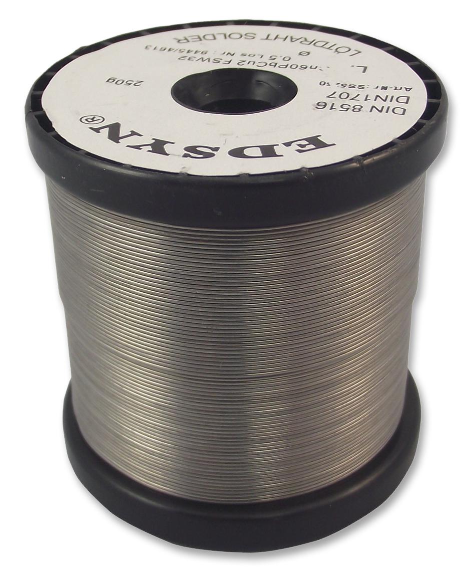 Edsyn Ss5250 Solder Wire, 60/38/2, 183 Deg, 250G