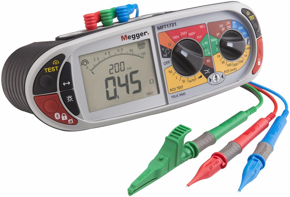 Megger Mft1731 Multi-Function Electrical Tester, 1Kv
