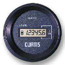 Curtis Instruments 18400107 Hour Meter, 701R, 12-48V