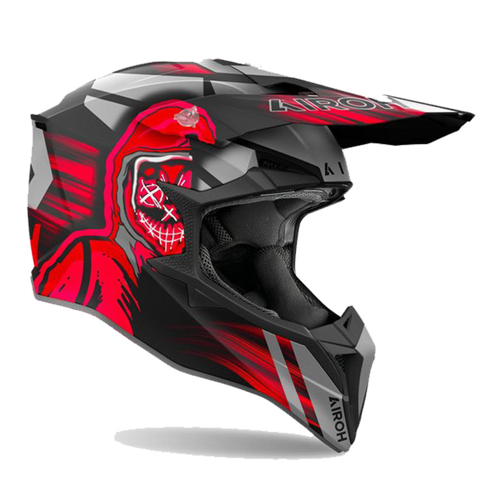 Airoh Wraaap Cyber Red Matt Offroad Helmet S