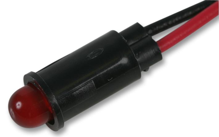 Dialight 559-5101-007F Led Indicator, High Bright Red