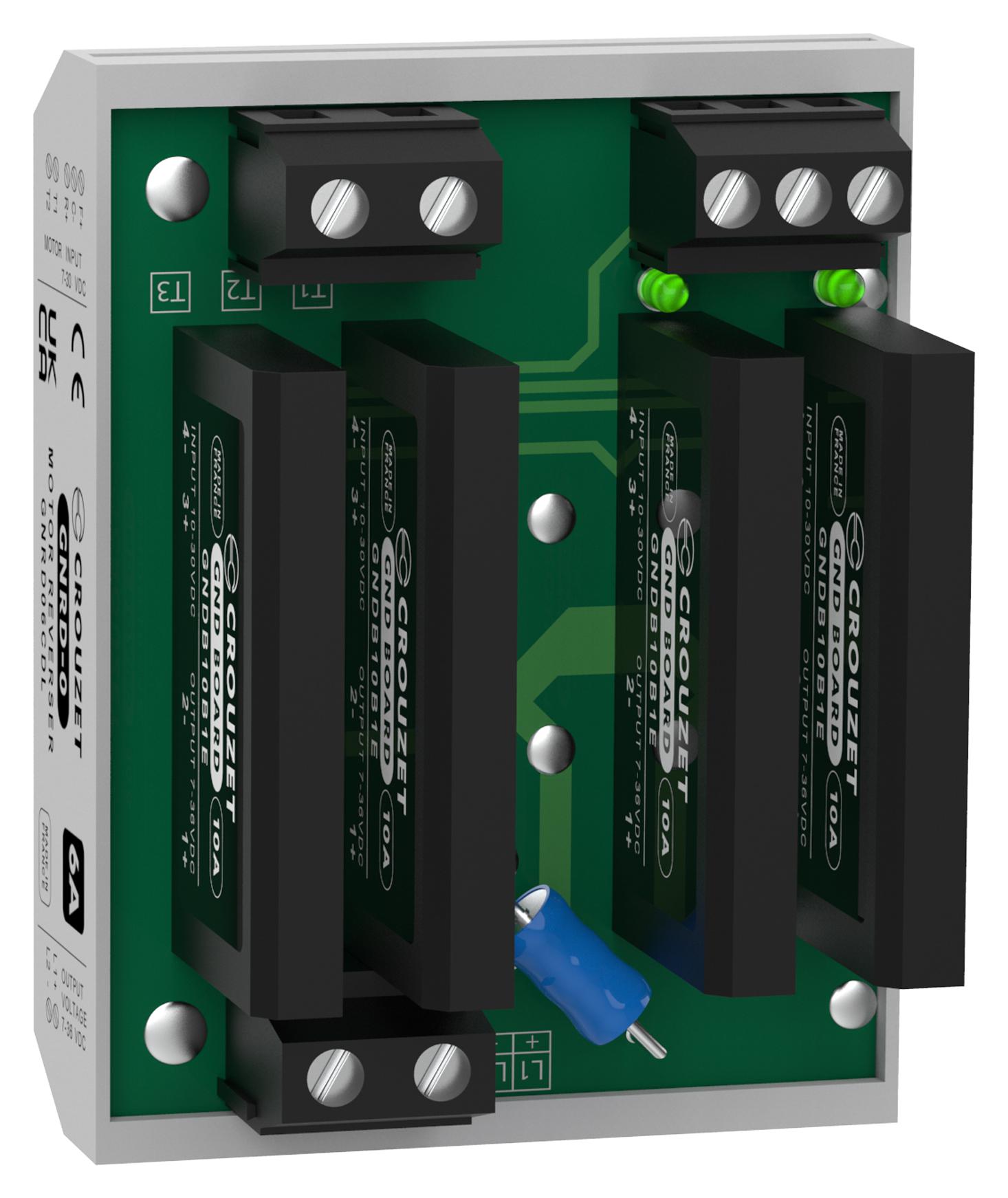 Crouzet Gnrd06Cdl Solid State Relay, 6A, 7-36Vdc, Din Rail