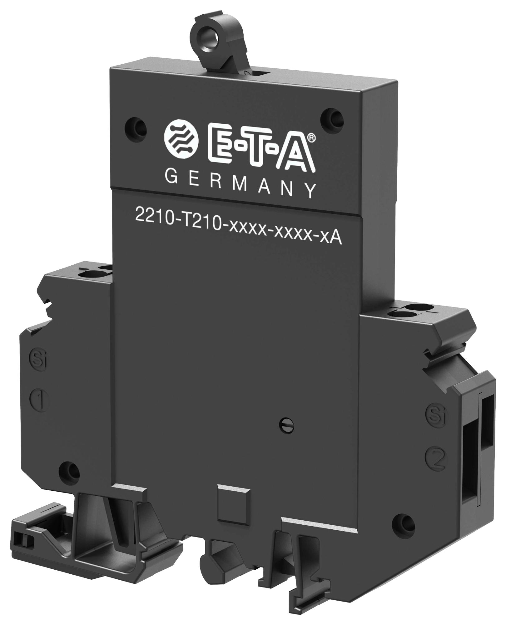 Eta 2210-T210-K0M1-H121-0.8A Thermal Mag Ckt Breaker, 1P, 0.8A