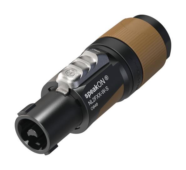 Neutrik Nl2Fxx-W-S Loudspeaker Connector, Plug, 2Pos, Cable