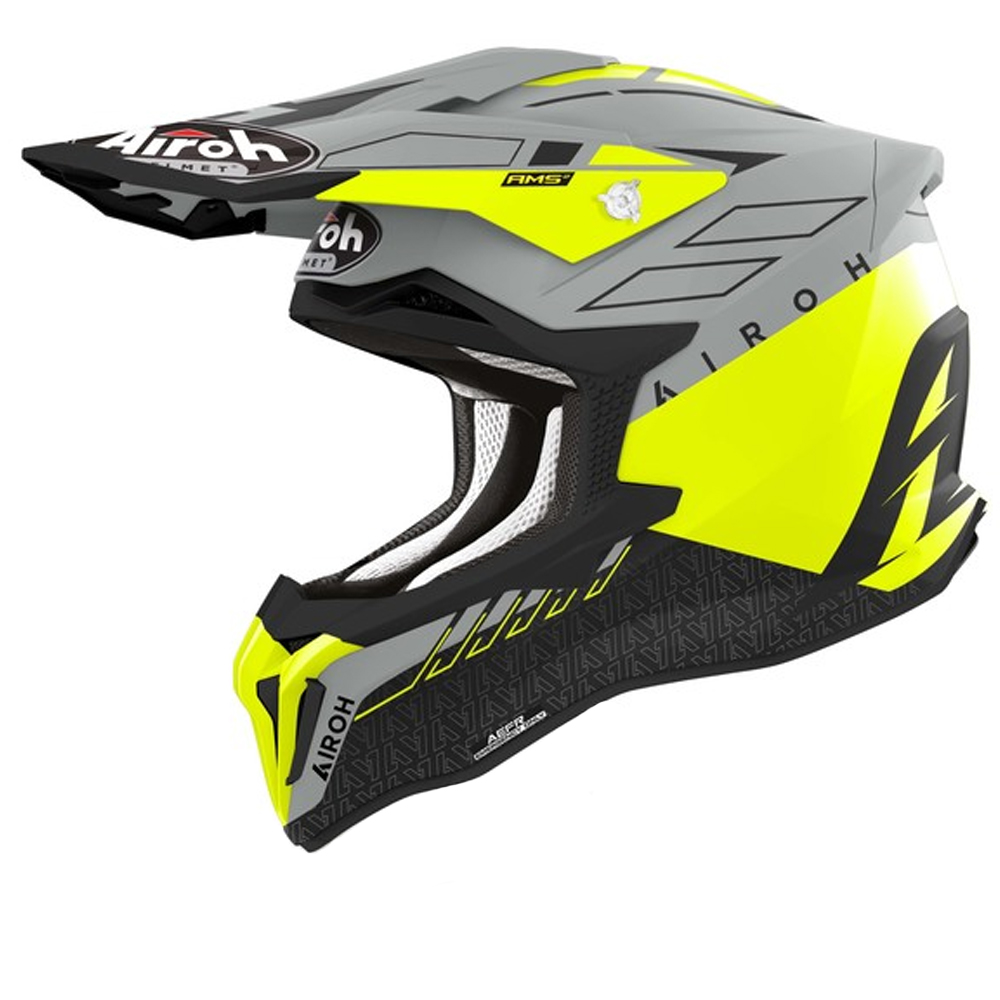 Airoh Strycker Skin Yellow Matt Offroad Helmet S