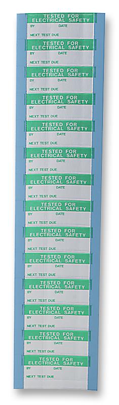 Multicomp Pro 7827349 Label, Tested Elec Safety, Pk350