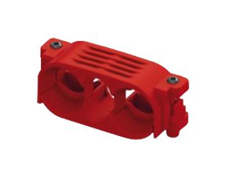 Amphenol Industrial Ccrd160 Cable Clamp, Red, 24V, 160A