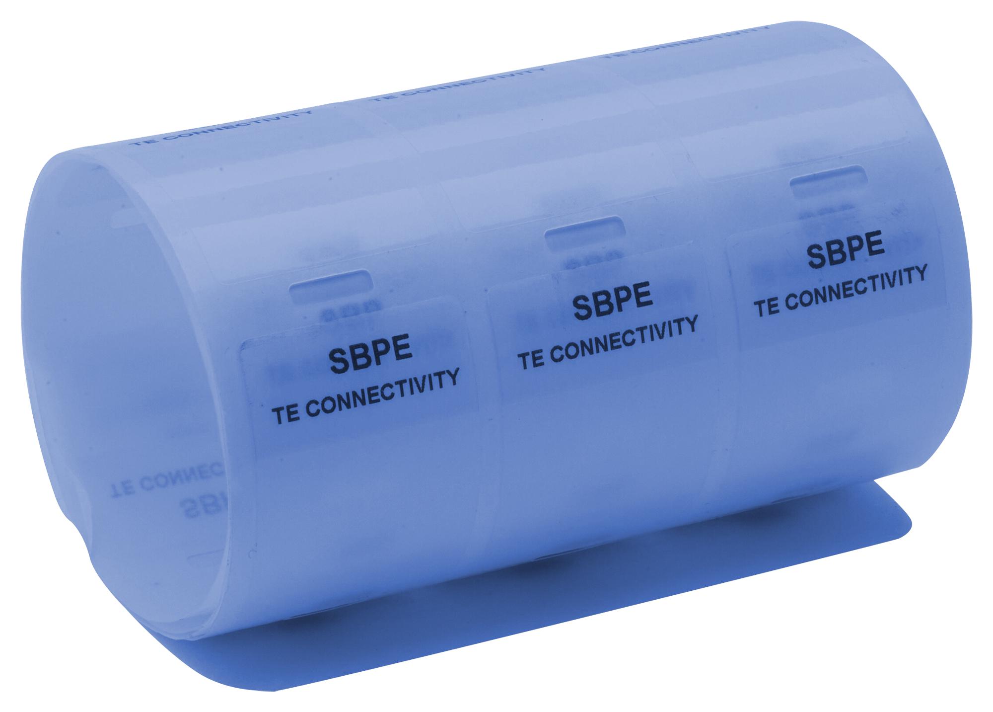 Entrelec TE Connectivity Sbpe22-2525-Bl-2 Label, Vinyl, Blue, 25.4mm X 95.3mm