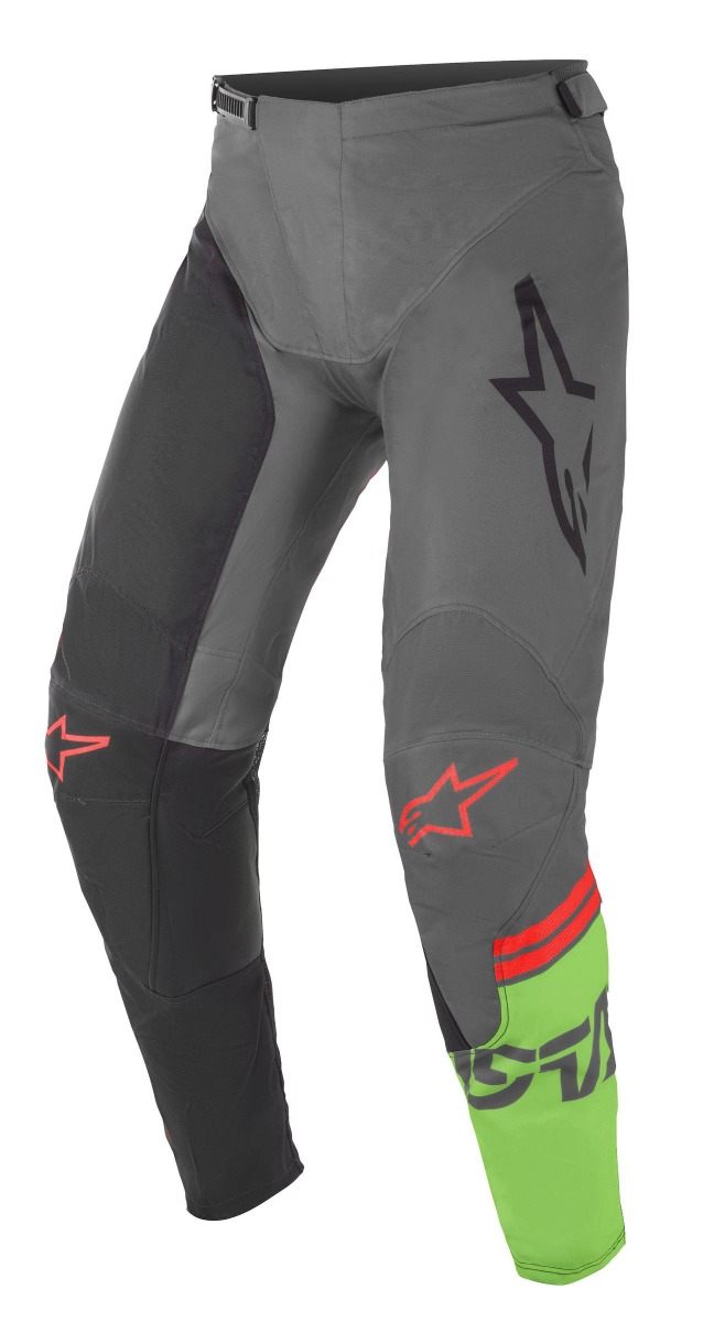 Alpinestars Racer Compass Black Dark Gray Green Fluo Size 28