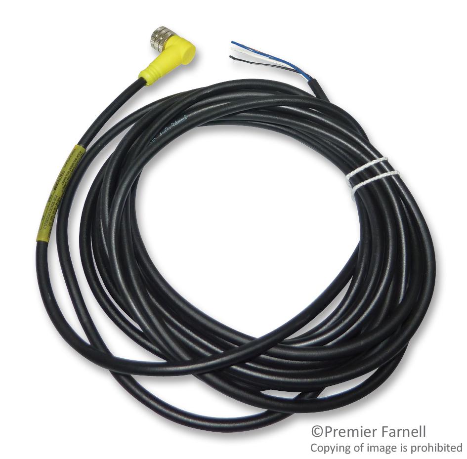 Molex 120006-0025 Lead, M12, 4Way, 5M, R/a, Pur