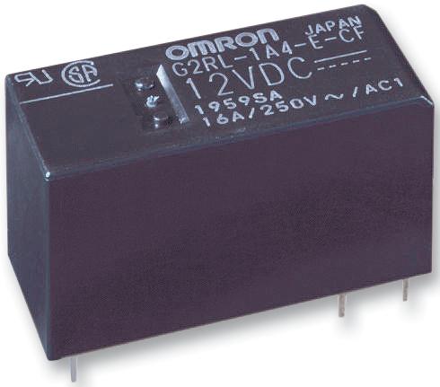 Omron G2Rl-1A-Cf  Dc12 Power Relay, Spst-No, 12Vdc, 12A, Tht