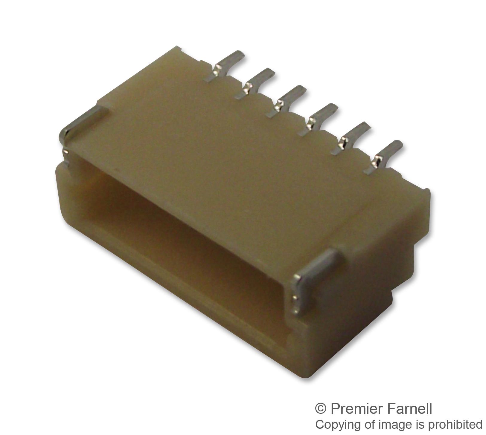 Jst Sm06B-Srss-Tb(Lf)(Sn) Connector, Header, Smt, R/a, 1mm, 6Way