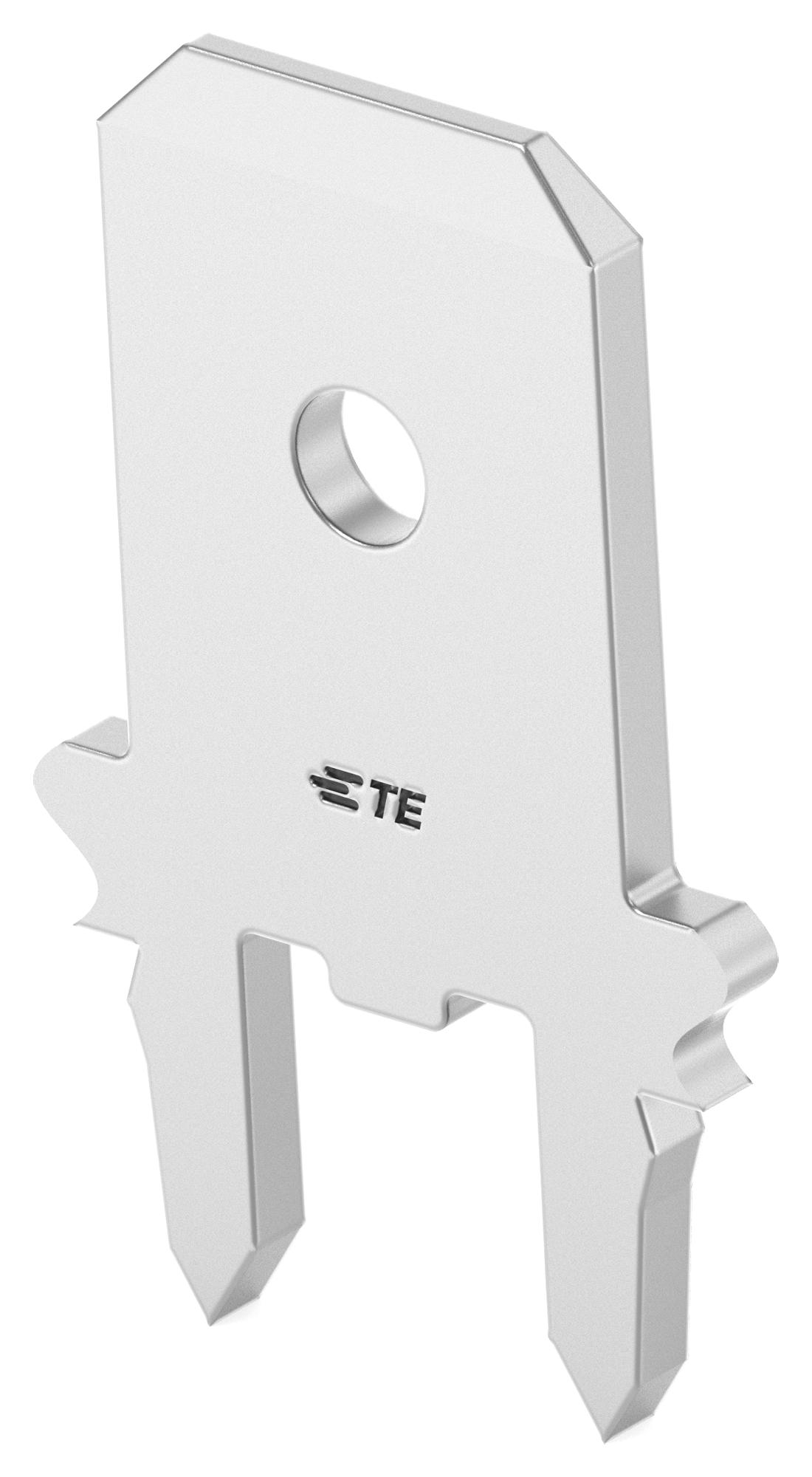 Amp Connectors / Te Connectivity 2376582-2 Pcb Terminal, 6.35mm X 0.81mm, Brass