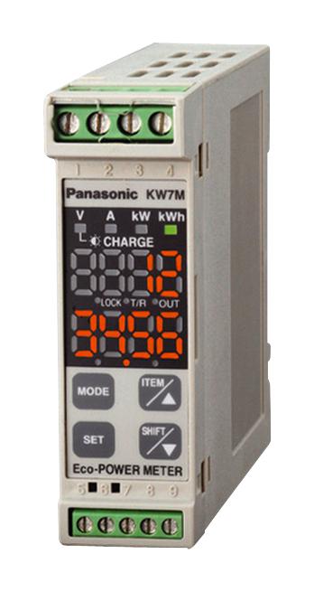 Panasonic Akw7111B Eco-Power Meter, Din Rail, 240Vac