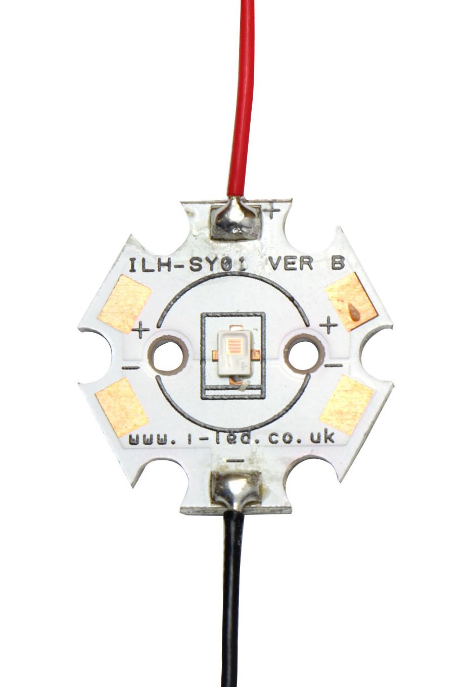 Intelligent Led Solutions Ilh-Sy01-Sred-Sc201-Wir200. Led Module, Super Red, 632Nm, 50Lm, 1.7W