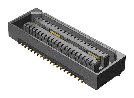 Samtec Qsh-030-01-C-D-A-K Connector, Stacking, Receptacle, 60Pos, 2Row