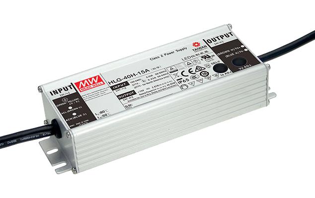 MEAN WELL Hlg-40H-15A Led Driver/psu, Constant Current/voltage