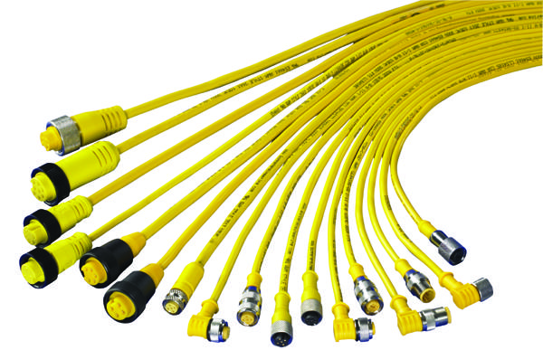 Banner Engineering Mqdc-430Ra Quick DisConnectorect Cable, M12, 4 Position, Right Angle