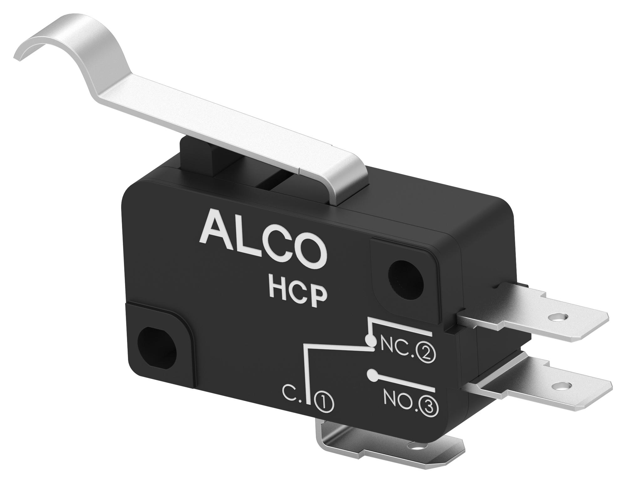 Alcoswitch / Te Connectivity Hcp16Dtd4S04. Microswitch, Spdt, 16A, 250Vac