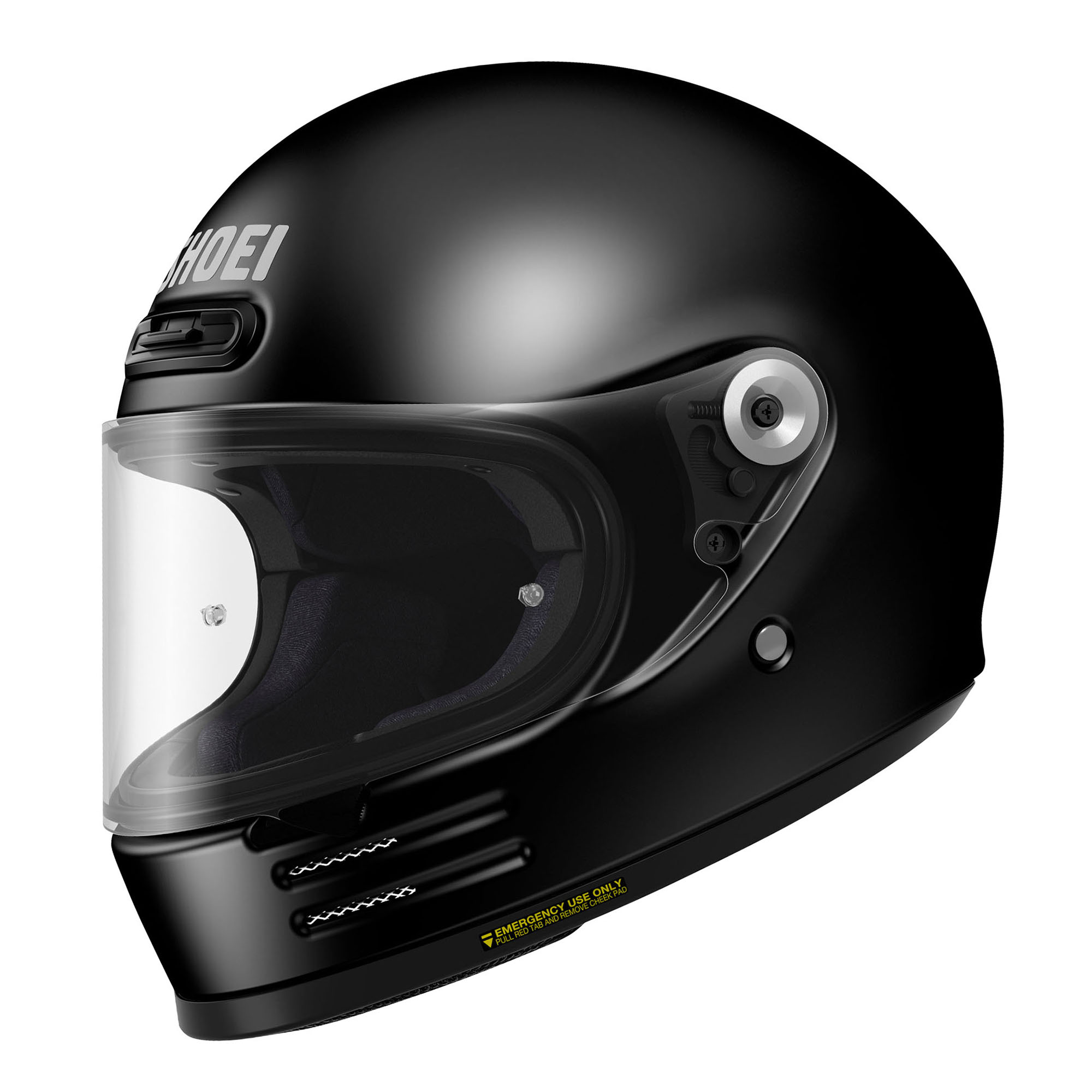 Shoei Glamster 06 Plain Black Full Face Helmet Size 2XL
