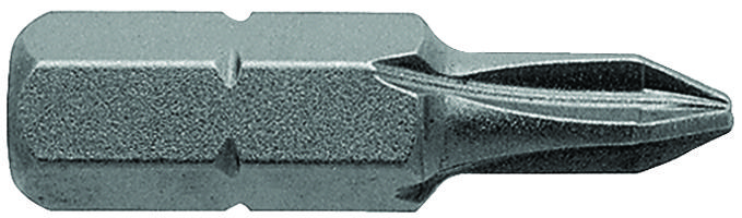 Utica 446-0X Hex Bit, Phillips, #0X25mm, Tool Steel