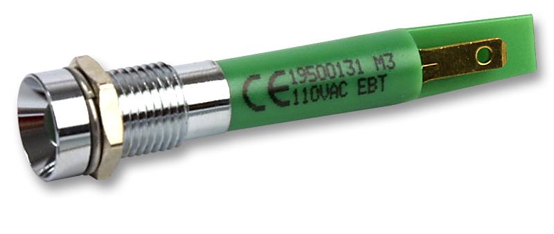 Cml Innovative Technologies 19500231 Led Indicator, 230V, Green