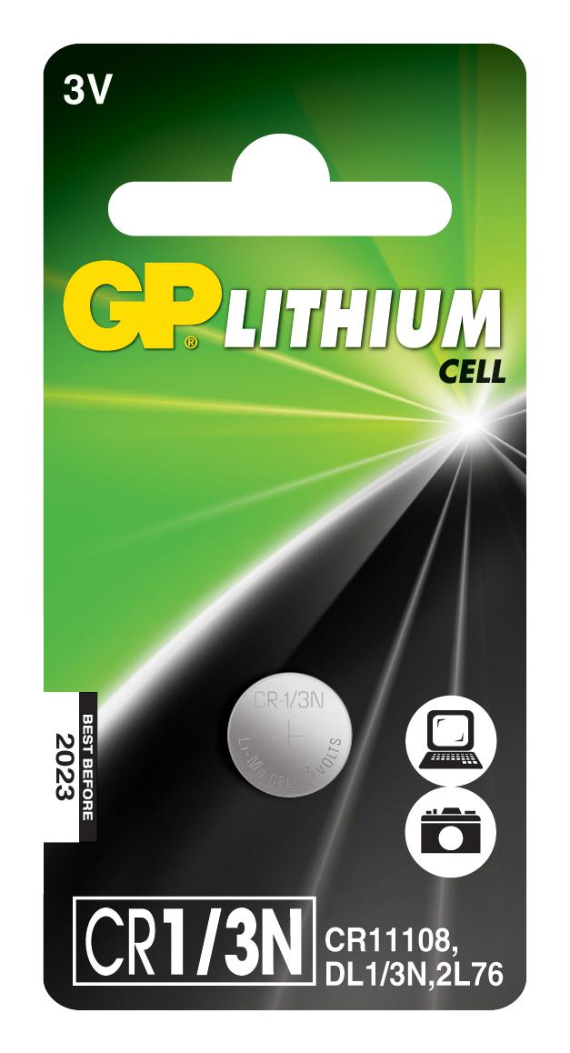 Gp Batteries Gppbl1/3N000 Battery, Lithium, 3V, 160Mah