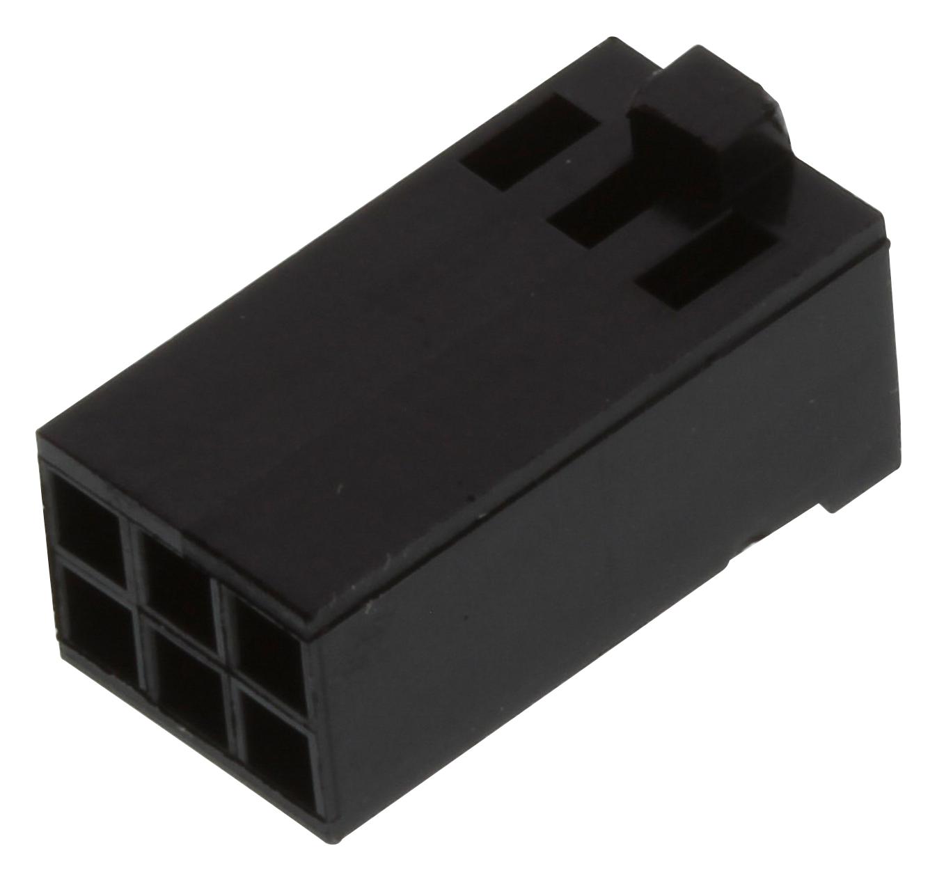 Amp Connectors / Te Connectivity 87631-2 Crimp Housing, 2 Row, 2X3Way