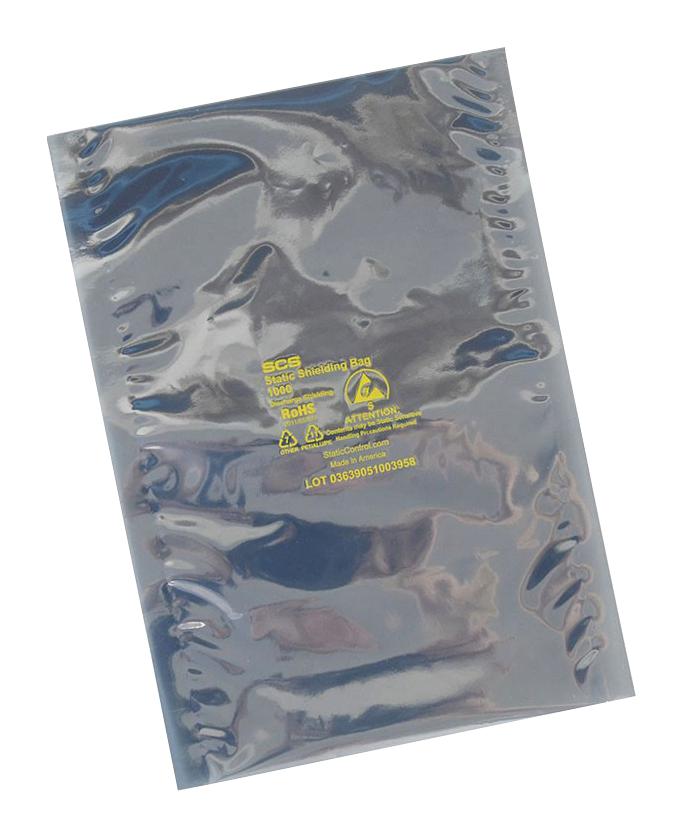 SCS 100611.5 Static Shield Bag, Metal-In, 11.5