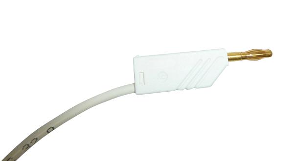 Hirschmann Test And Measurement 934061707 Test Lead, Wht, 500mm, 60V, 32A