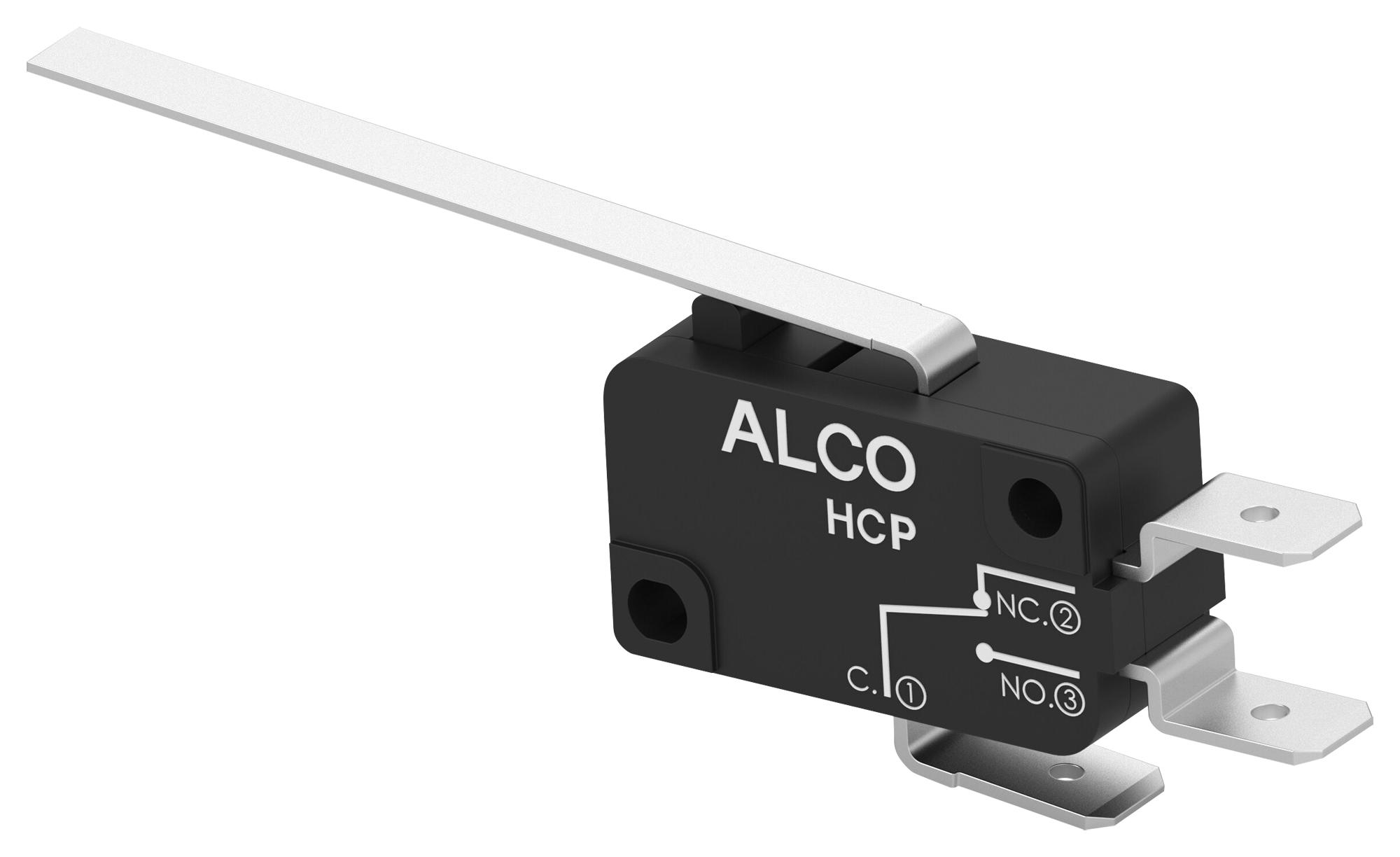 Alcoswitch / Te Connectivity Hcp16Dte3L04. Microswitch, Spdt, 16A, 250Vac