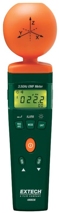 Extech Instruments 480836 Rf Emf Signal Strength Meter