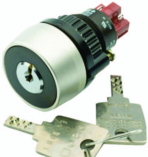 EAO 14-235.025K Switch, Key Lock, 1No/1Nc, 5A, 250V