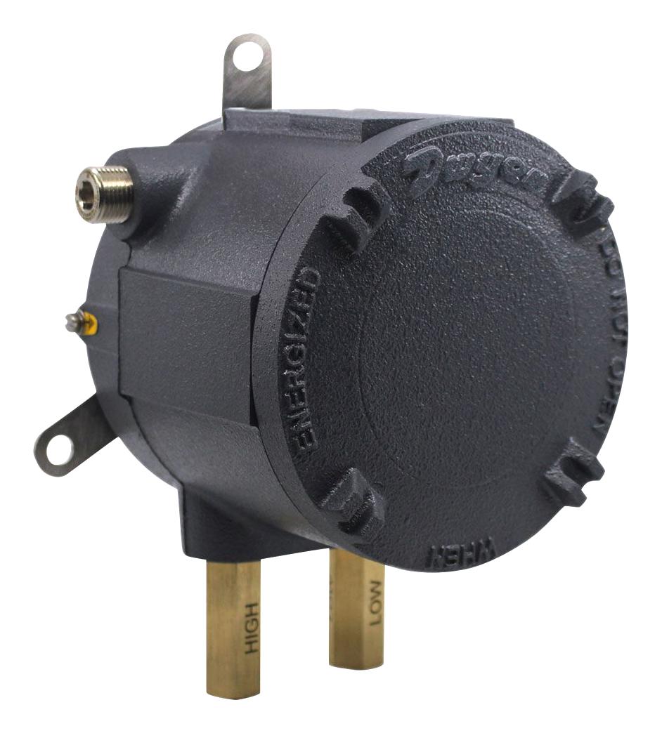 Dwyer 1920-0. Differential Pressure Switch,spdt,range .15-.5 W.c. With Threaded Back Connectorections. 82Ak7532